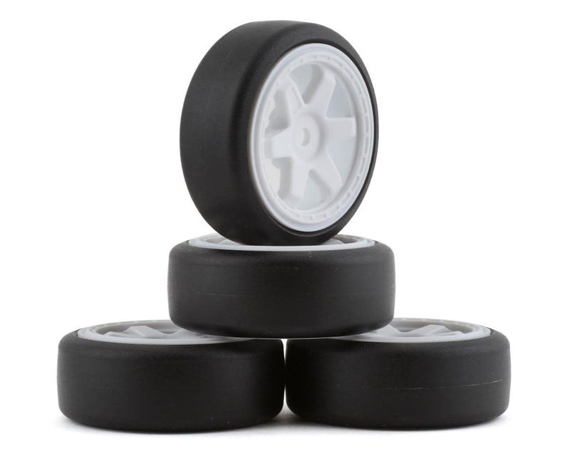 #21592  Team Associated Reflex 14R Hoonitruck Pre-Mounted Tires (4) (Drift) w/12mm Hex