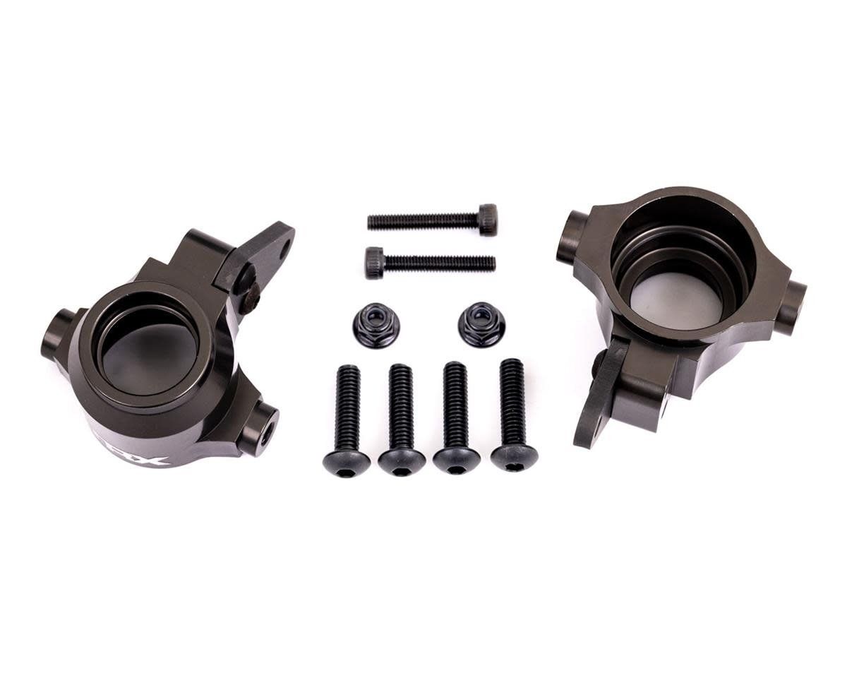 Traxxas Sledge Aluminum Steering Blocks Left &amp; Right (Dark Titanium) (2) #9635A
