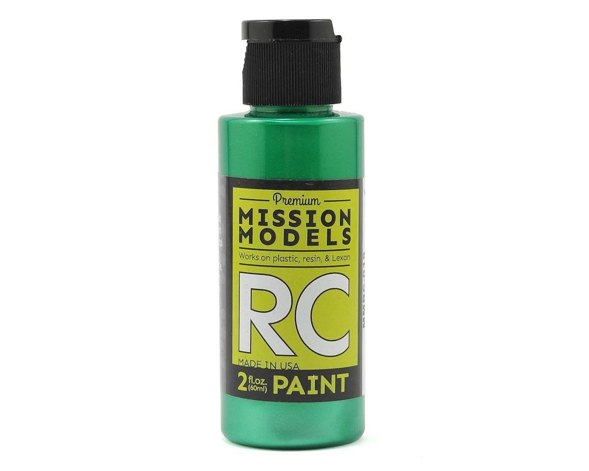 Mission Models Pearl Green Acrylic Lexan Body Paint (2oz) #MMRC-019