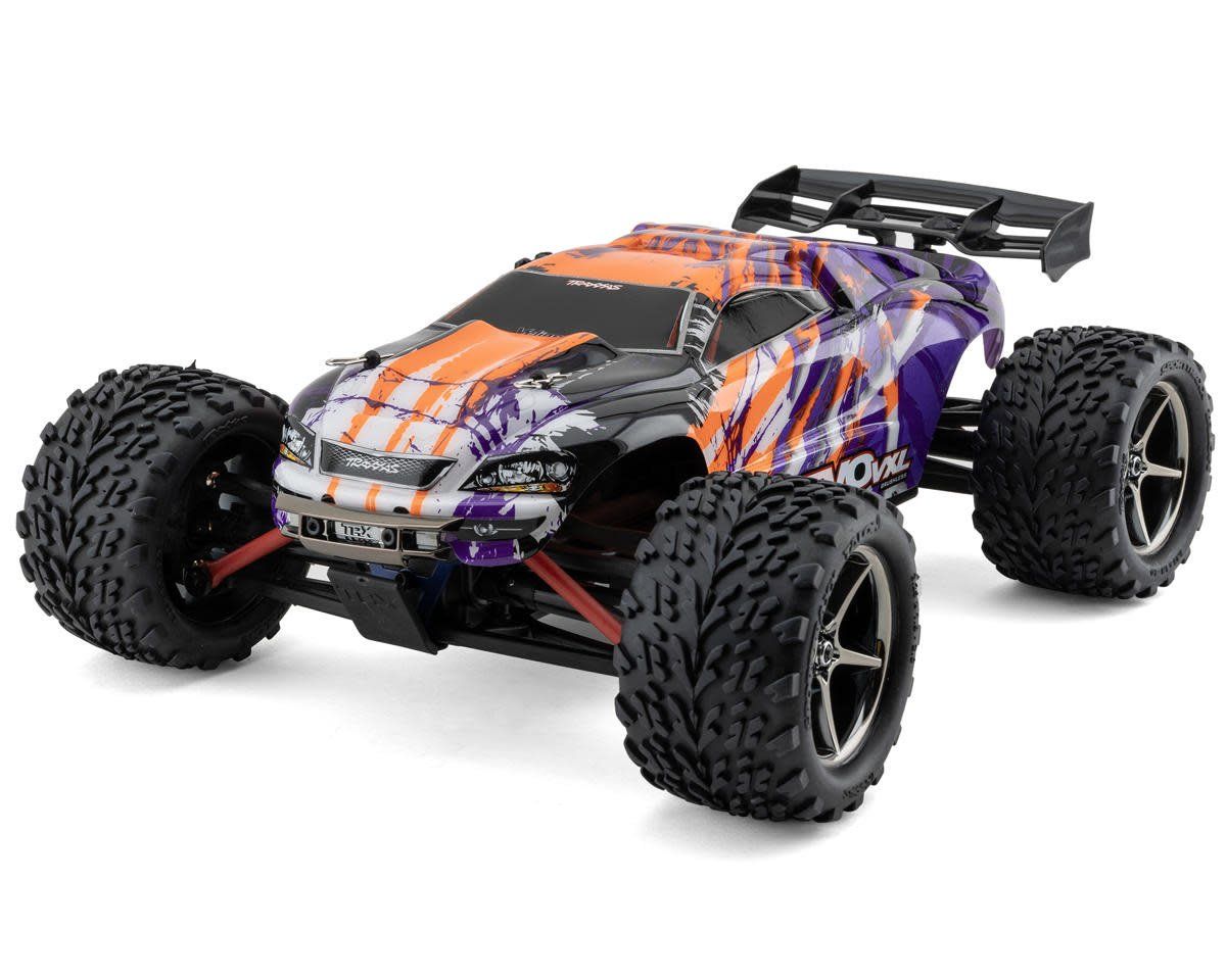 #71076-8-PRPL  Traxxas E-Revo VXL Brushless 1/16 4WD RTR Monster Truck (Purple) w/VXL-3m ESC, TQi 2.4GHz Radio, Battery &amp; USB-C Charger