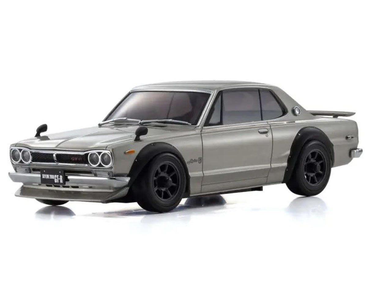 Kyosho MA-020 AWD Mini-Z Sports ReadySet w/Nissan Skyline 2000GT-R (KPGC10) Body (Silver) &amp; 2.4GHz Radio #32636S