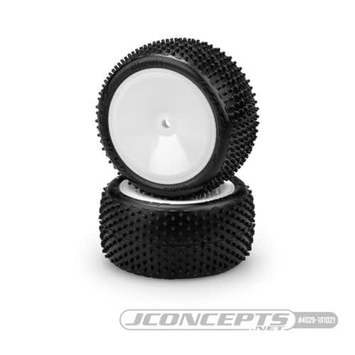 #4029-101021 JConcepts Siren LP 2.2" Rear Buggy Carpet Tires (White) (2) (Pink)