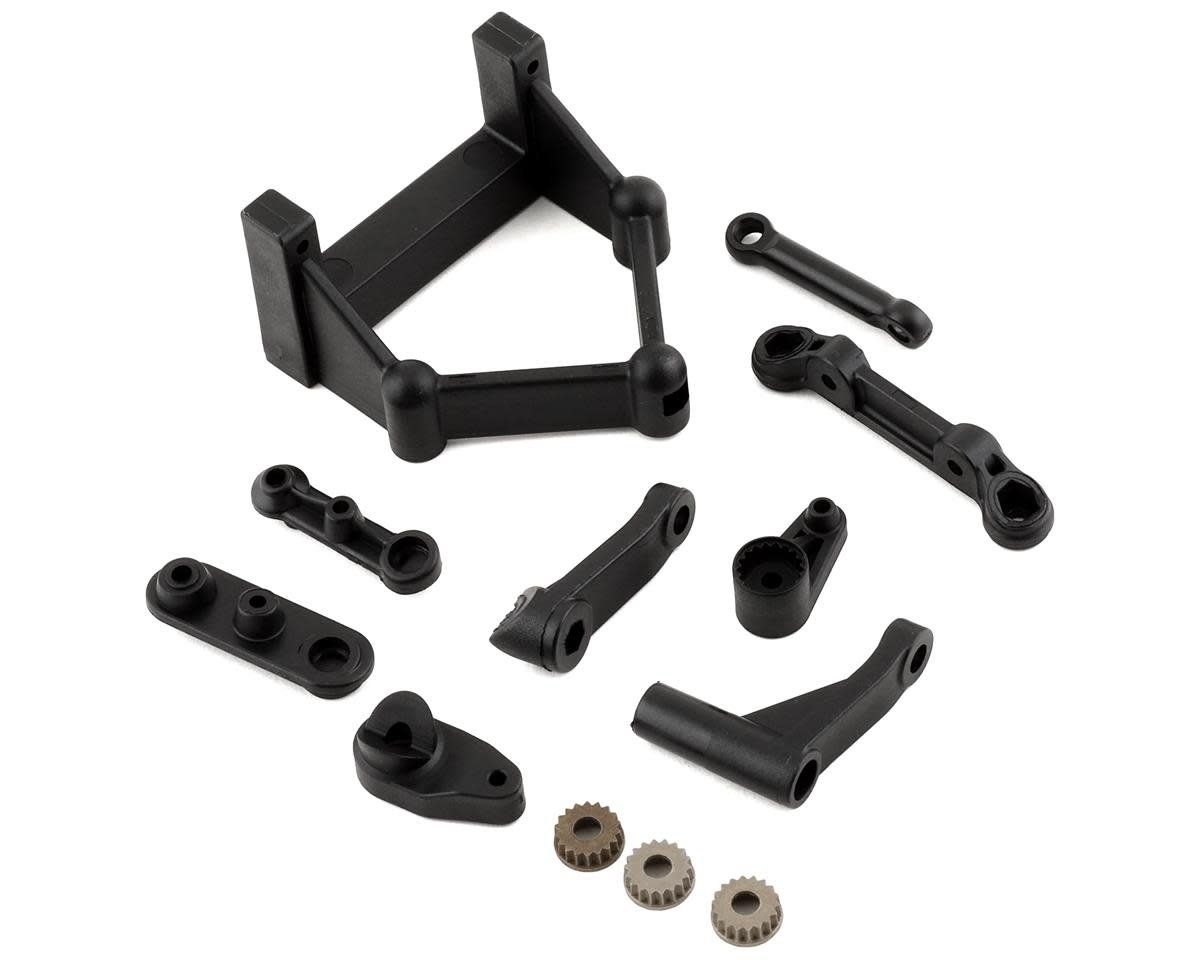 #LOS231094  Losi Hammer Rey Servo Mount &amp; Steering Parts
