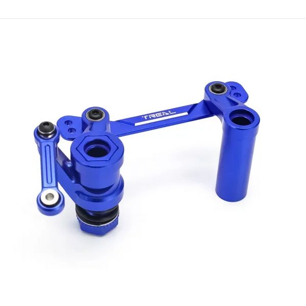 #X0039WSG2L Treal Sledge Aluminum Bellcrank Servo Horn Linkage (Blue)
