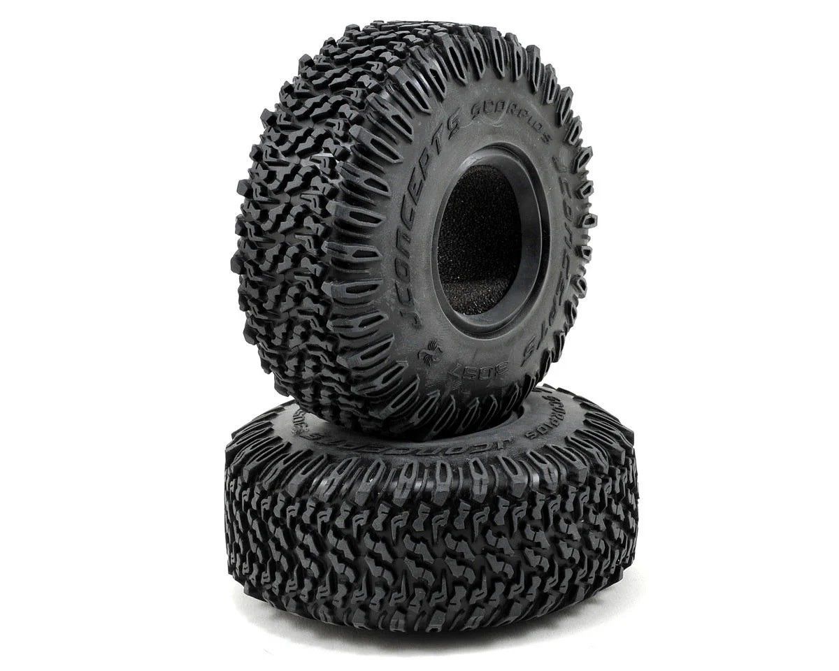#3057-02 JConcepts Scorpios 1.9" All Terrain Tires (2) (Green)