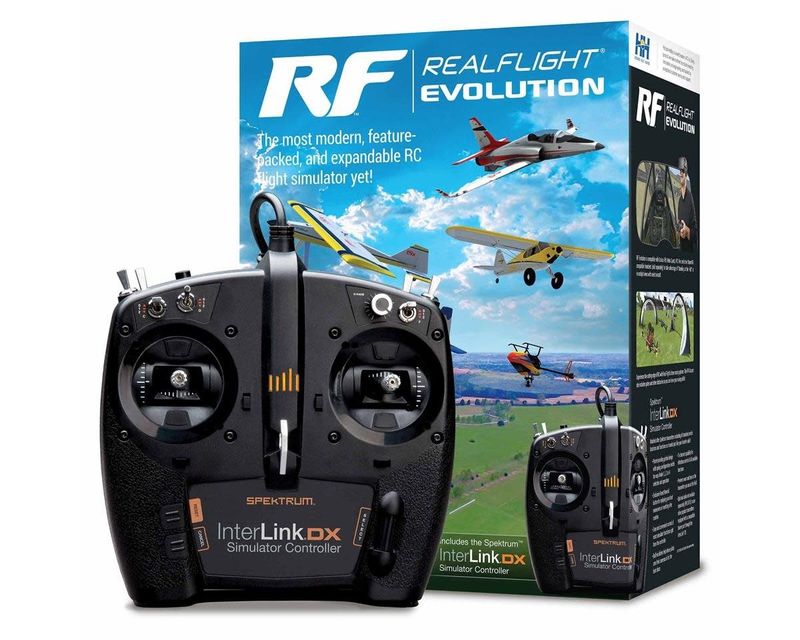 #RFL2000  RealFlight Evolution RC Flight Simulator w/InterLink DX Controller
