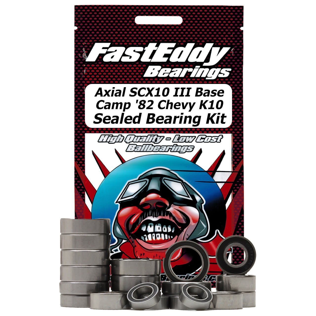 #TFE8765 FastEddy Axial SCX10 III Base Camp ’82 Chevy K10 RTR Sealed Bearing Kit