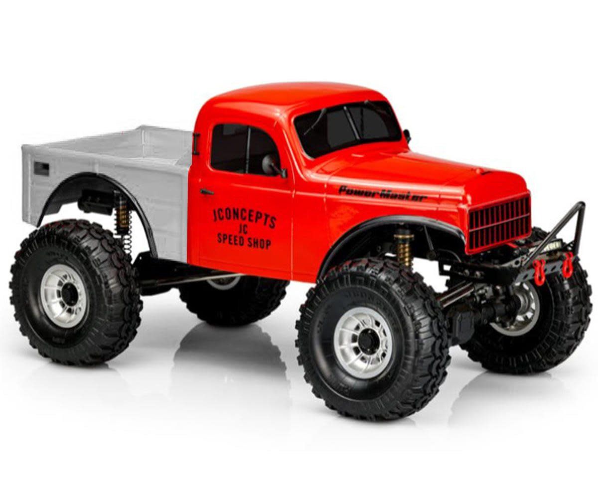 #0482 JConcepts Power Master Rock Crawler Body (Cab Only) (Clear) (12.3")