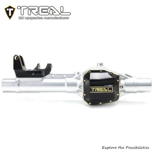 #X003WTWXMZ Treal Hobby SCX10 Pro Aluminum Front Axle (Silver)