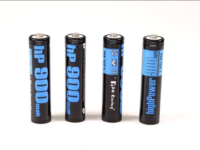 PN Racing High Power 900mAh Ni-MH Rechargeable AAA Battery (4pcs) #HP900