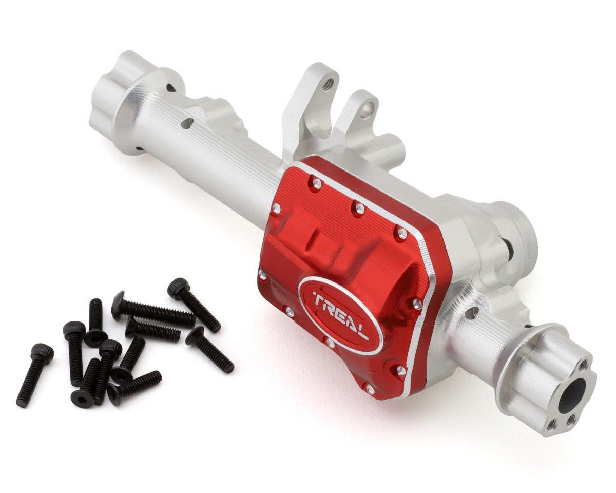 #X002RKZLLF Treal Hobby Traxxas Aluminum Front Axle Housing (Silver) (TRX-4/TRX-6)