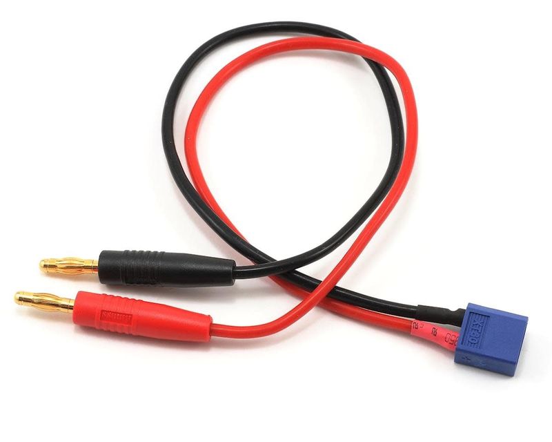 #PTK-5310 ProTek RC Heavy Duty XT60 Charge Lead (Male XT60 to 4mm Banana Plug)