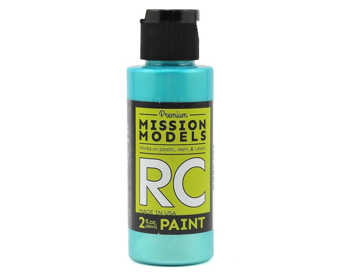 Mission Models Iridescent Teal Acrylic Lexan Body Paint (2oz) #MMRC-034