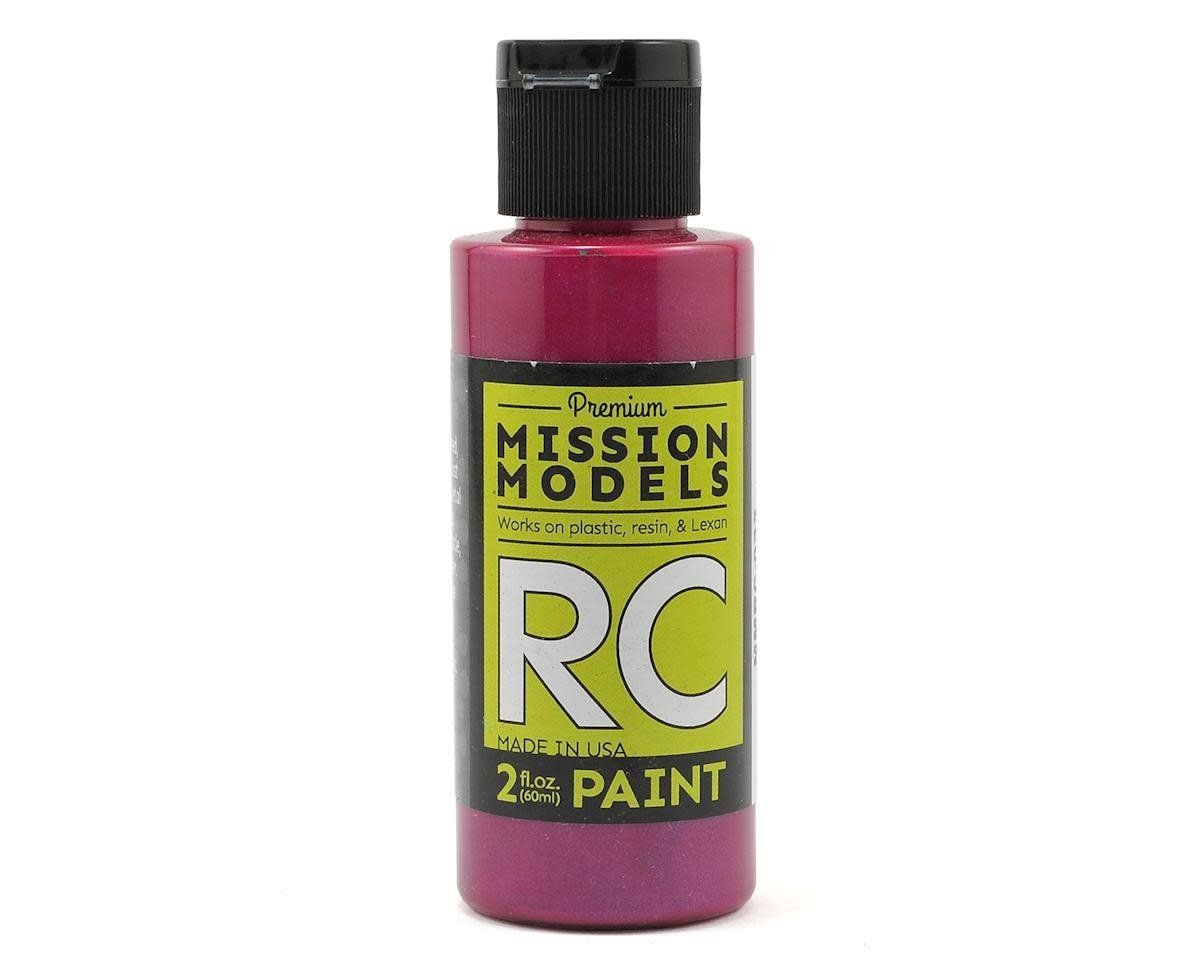 Mission Models Iridescent Candy Red Acrylic Lexan Body Paint (2oz) #MMRC-032