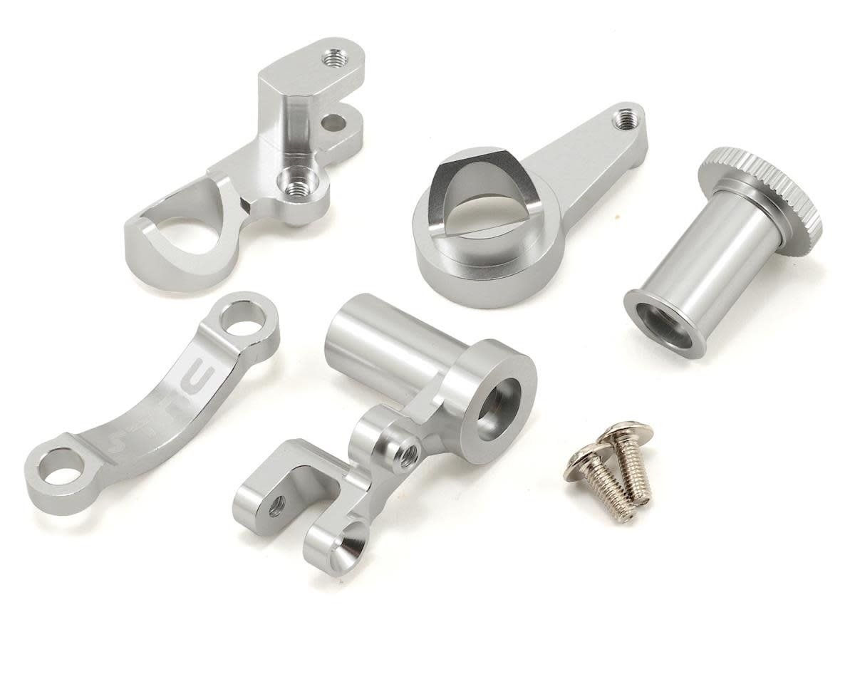 ST Racing Concepts HD Aluminum Steering Bellcrank Set (Silver) (Slash 4x4) #ST6845S