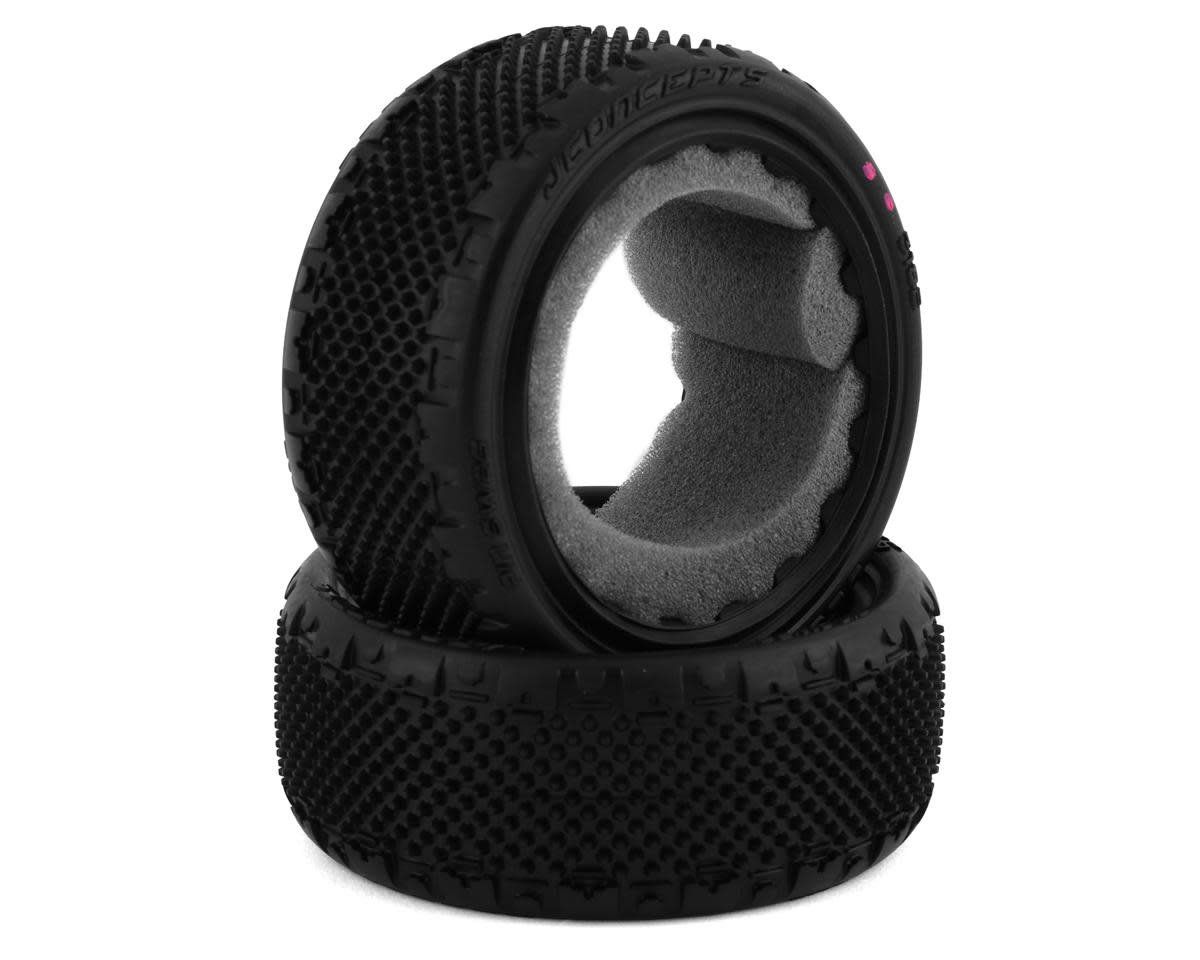 #3182-010 JConcepts Pin Swag Carpet 2.2" 1/10 4WD Buggy Front Tires (2) (Pink)