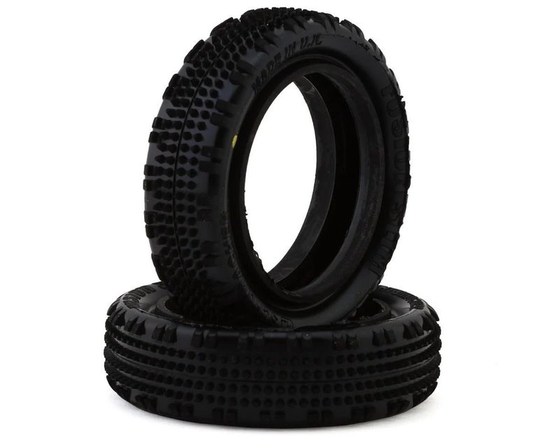 Schumacher Fusion Slim 2.2" 2WD Front Buggy Carpet/Astro Tires (2) (Yellow) #U6901