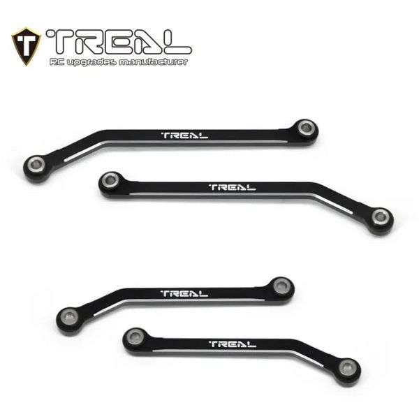 #X003Q5LLN7 Treal Hobby TRX-4M Aluminum High Clearance Link Set (Black) (4)