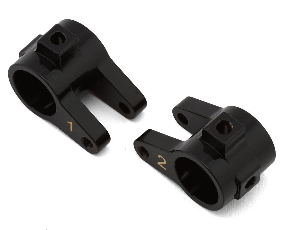 ST Racing Concepts SCX10 Pro Brass Rear Axle Link Mount (Black) (2) (14g) #STA2320712BR