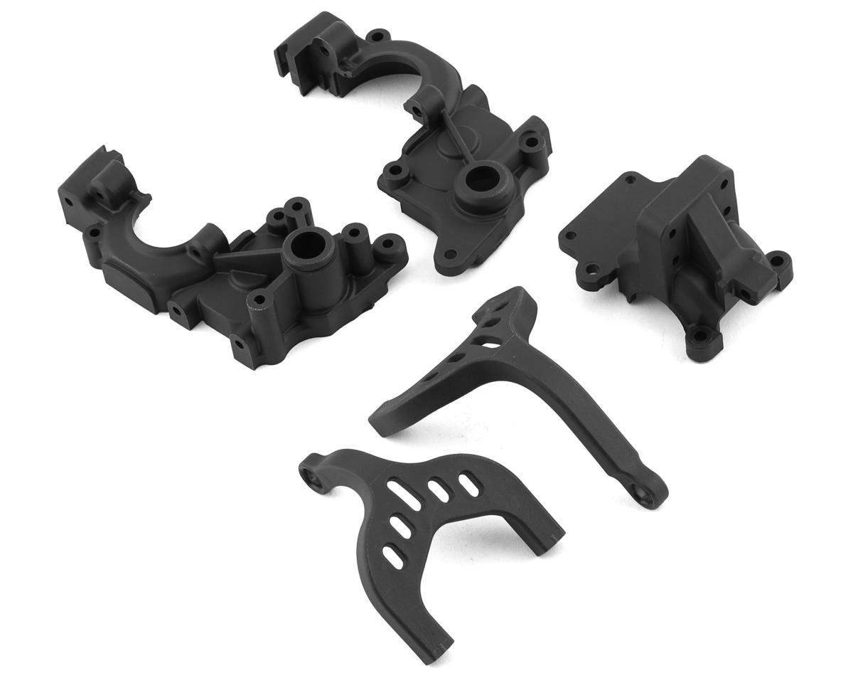Factory Team RC10B6 Carbon Laydown Gearbox and Chassis Braces #91952