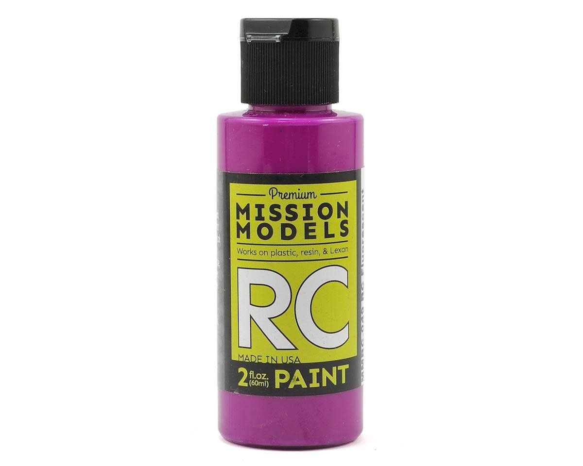 #MMRC-049 Mission Models Fluorescent Racing Violet Acrylic Lexan Body Paint (2oz)