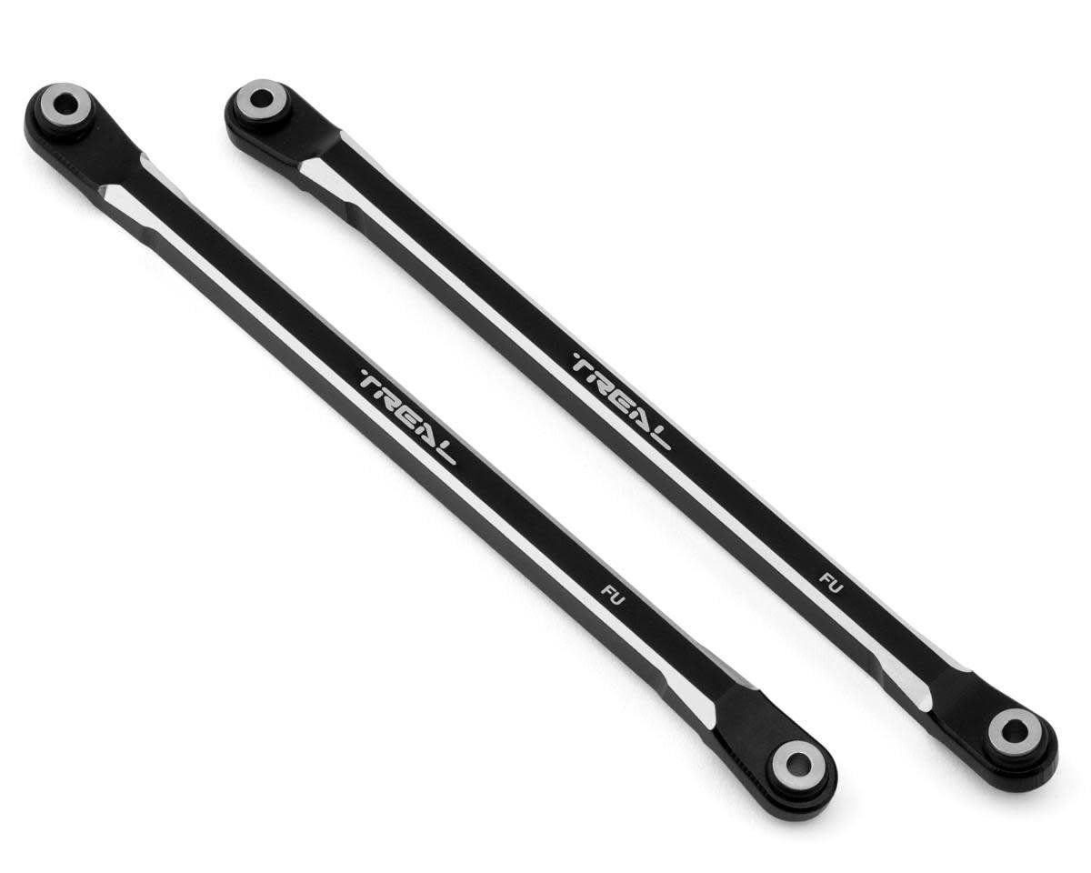 #X002Y2YPLD Treal Hobby RBX10 Ryft Aluminum Front Upper Links (Black) (2)