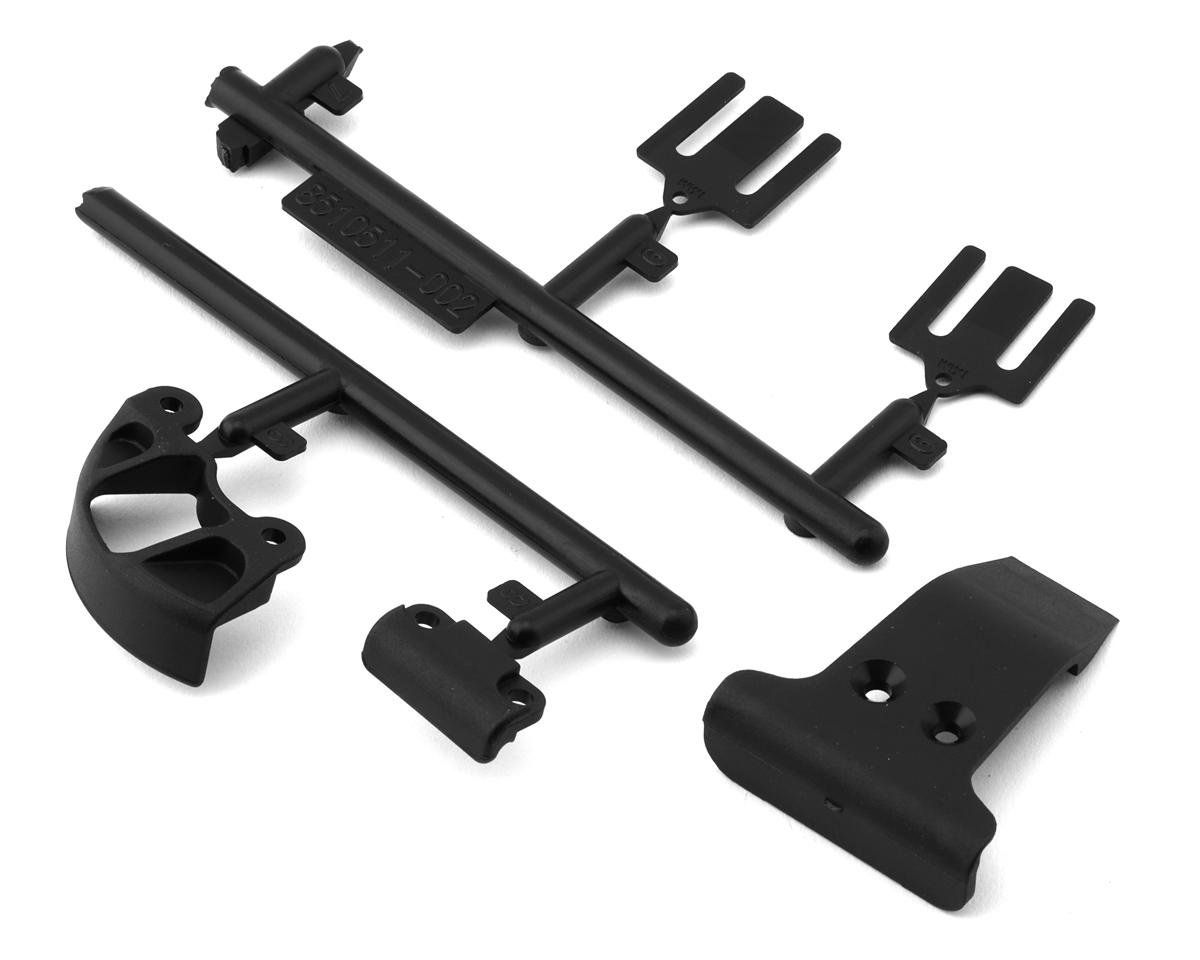 Team Associated RC10B7 Spur Gear Cover, Bumpers &amp; Bulkhead Shims Set #92427