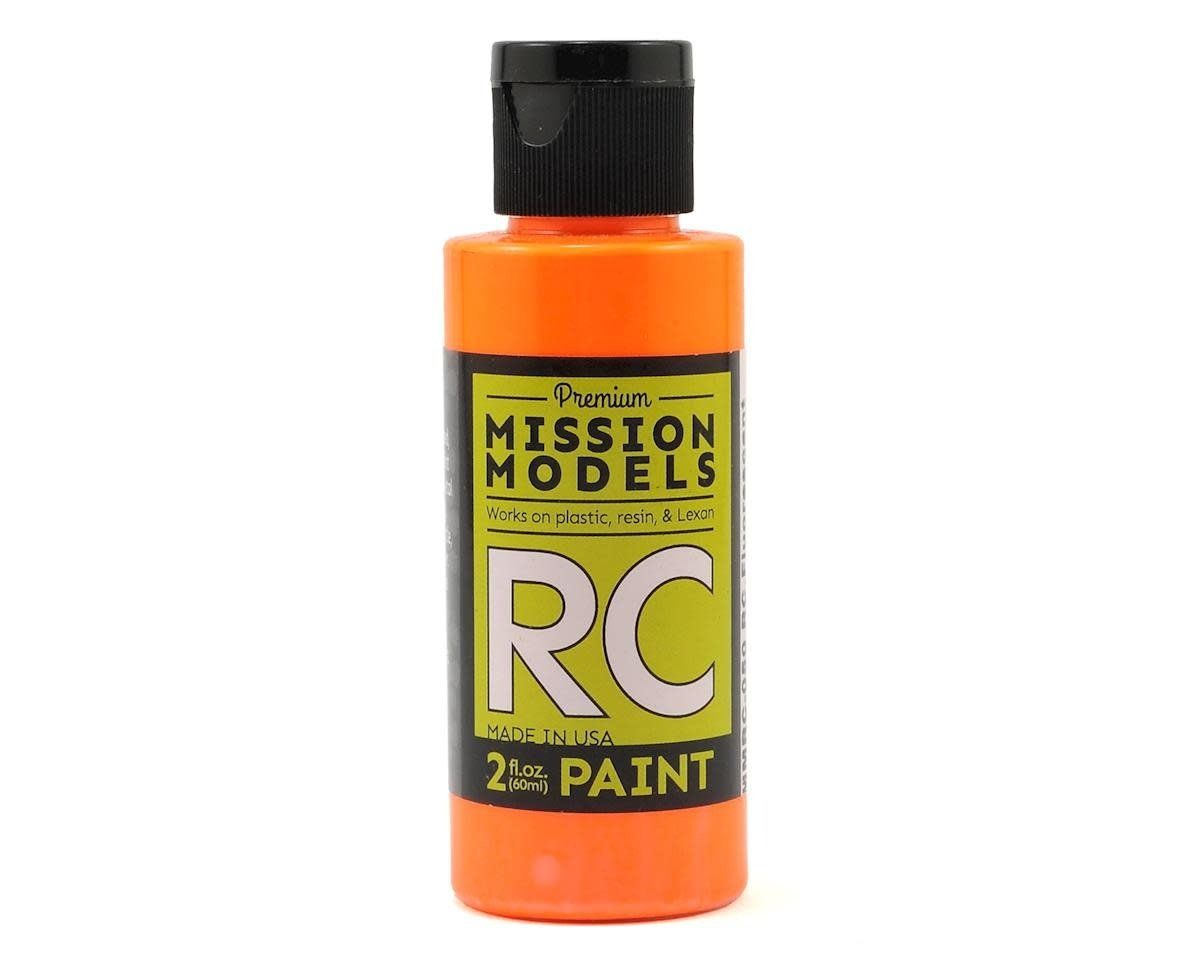 Mission Models Fluorescent Racing Bright Orange Acrylic Lexan Body Paint (2oz) #MMRC-050