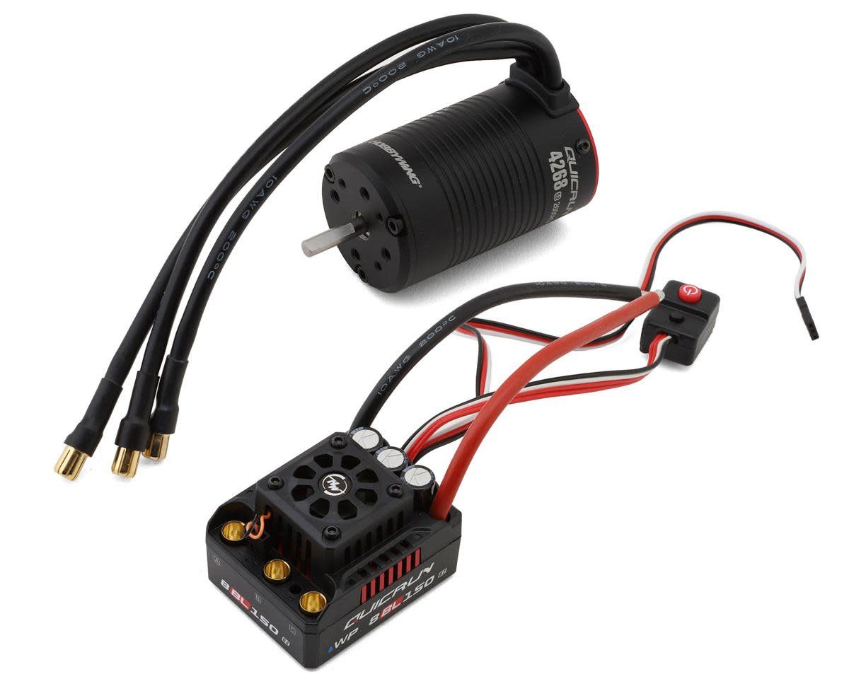 #38030400 Hobbywing QuicRun 8BL150 G2 Sensorless Brushless ESC/4268SL Motor Combo (2600kV)