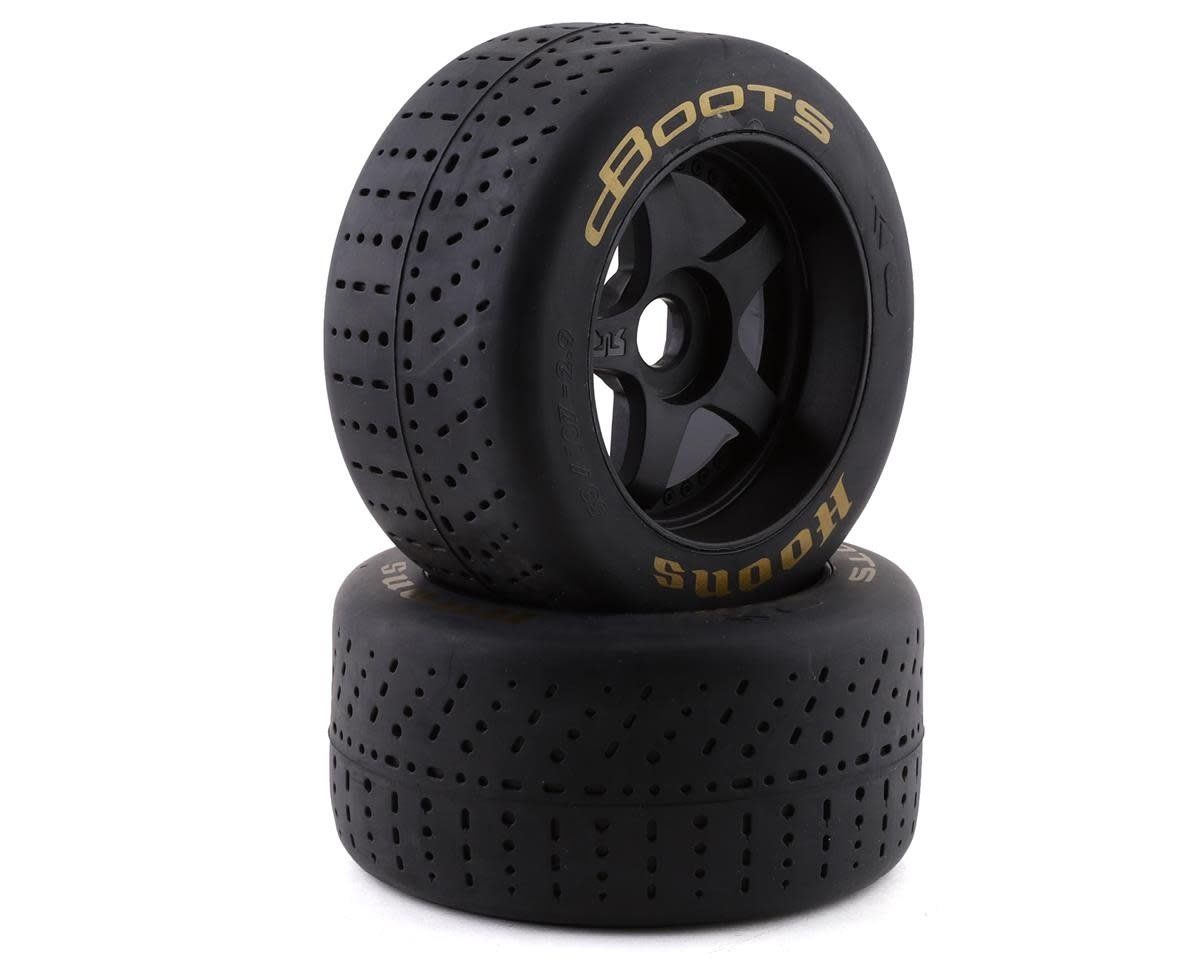 #ARA550085  Arrma DBoots Hoons 53/107 2.9 Belted 5-Spoke Pre-mounted Tires (2) (Gold)