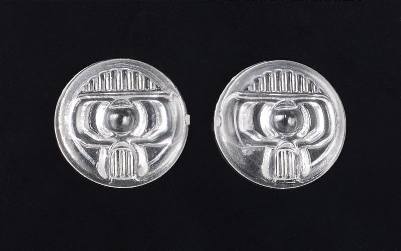 #VVV-C1062 RC4WD CChand Axial SCX10 III Jeep Front Lamp Lens (Gladiator/Wrangler)