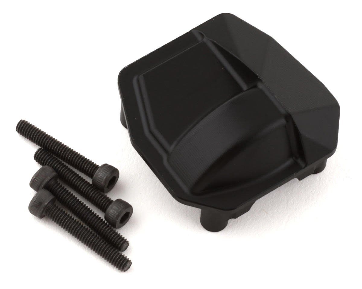 #SSD00504 SSD RC SCX10 HD Brass Straight Axle Differential Cover (Black) (30g) (III &amp; Pro)