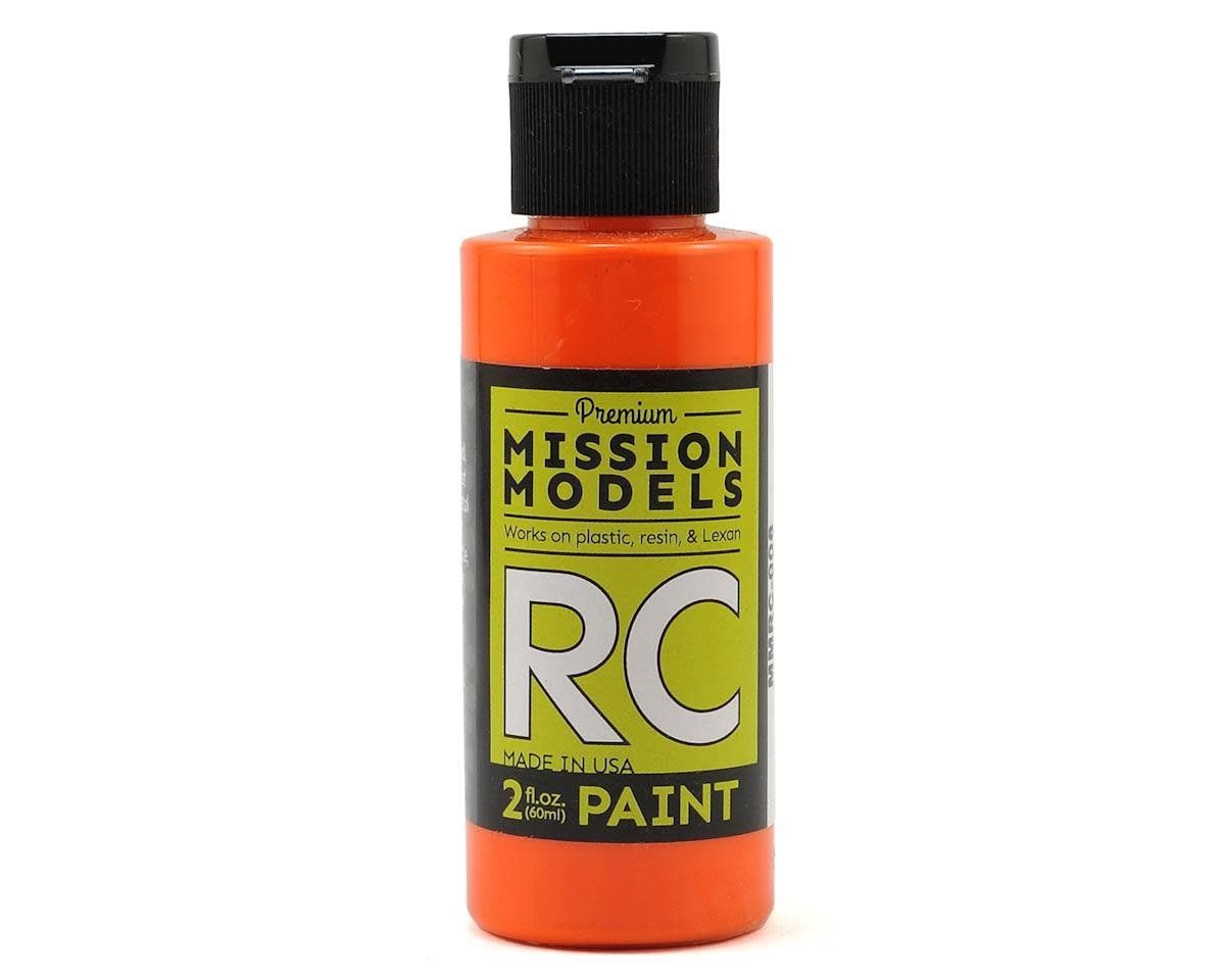 Mission Models Orange Acrylic Lexan Body Paint (2oz) #MMRC-008