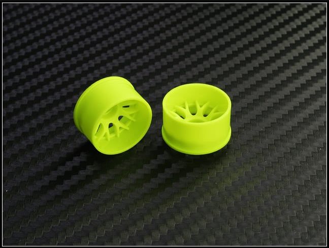 PN Racing Mini-Z 2WD Machine Cut BBS Rear Wheel R3 Yellow #288YR3