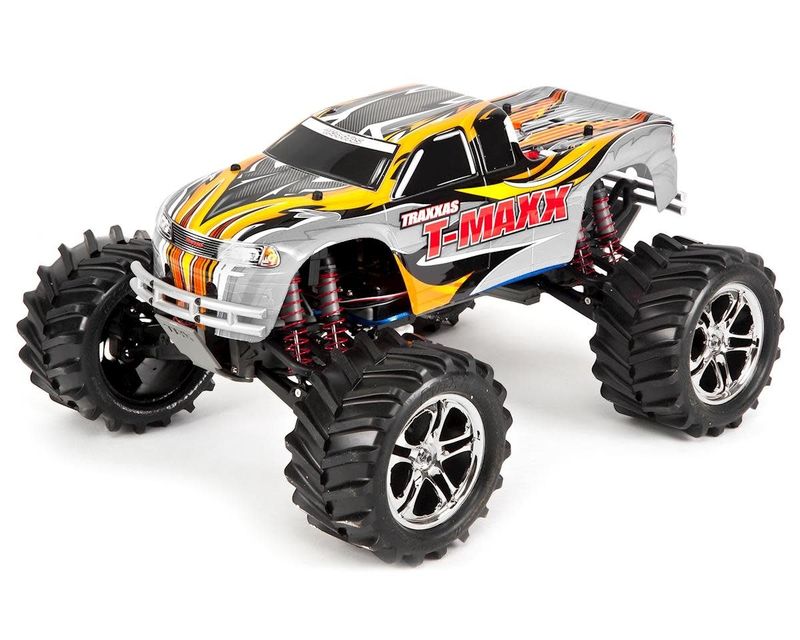 #49104-1-WHT Traxxas T-Maxx Classic RTR Monster Truck (White) w/TQ 2.4GHz Radio, EZ Start Battery &amp; DC Charger