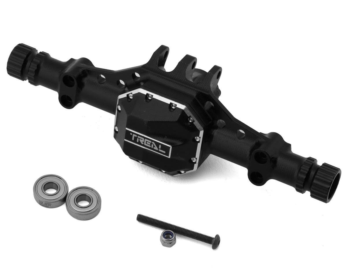 #X003BTL1CT Treal Hobby Element RC Enduro Aluminum Front Axle Housing (Black)