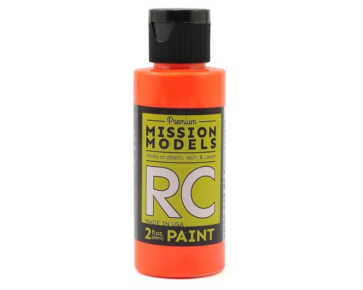 Mission Models Flourescent Racing Orange Acrylic Lexan Body Paint (2oz) #MMRC-045