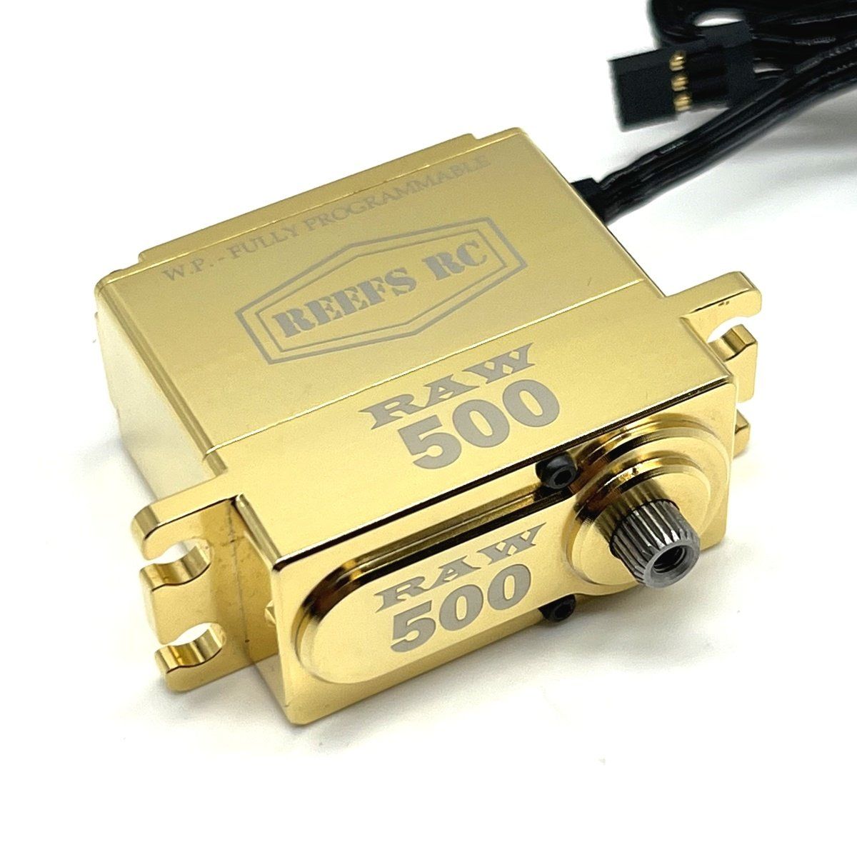 #REEFS159 Reefs RC RAW 500 High Torque/Speed Digital Servo (High Voltage) (Brass Edition) (145.2g)