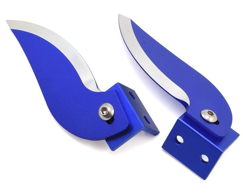 #SPN56TF06 Hot Racing Traxxas Spartan Aluminum Adjustable Turn Fins