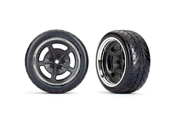 #9373 Traxxas Factory Five Hot Rod Rear Pre-Assembled Tires