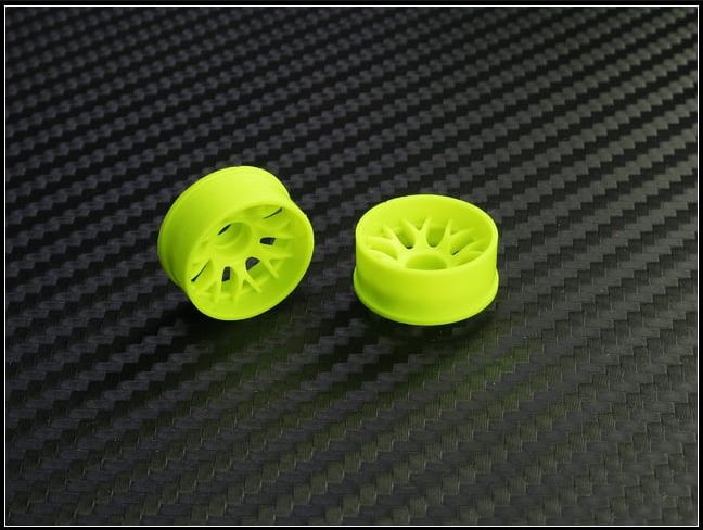 PN Racing Mini-Z 2WD Machine Cut BBS Front Wheel F3 Yellow #288YF3