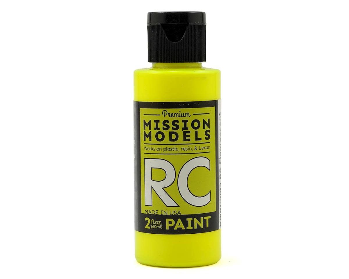 #MMRC-043 Mission Models Fluorescent Racing Yellow Acrylic Lexan Body Paint (2oz)