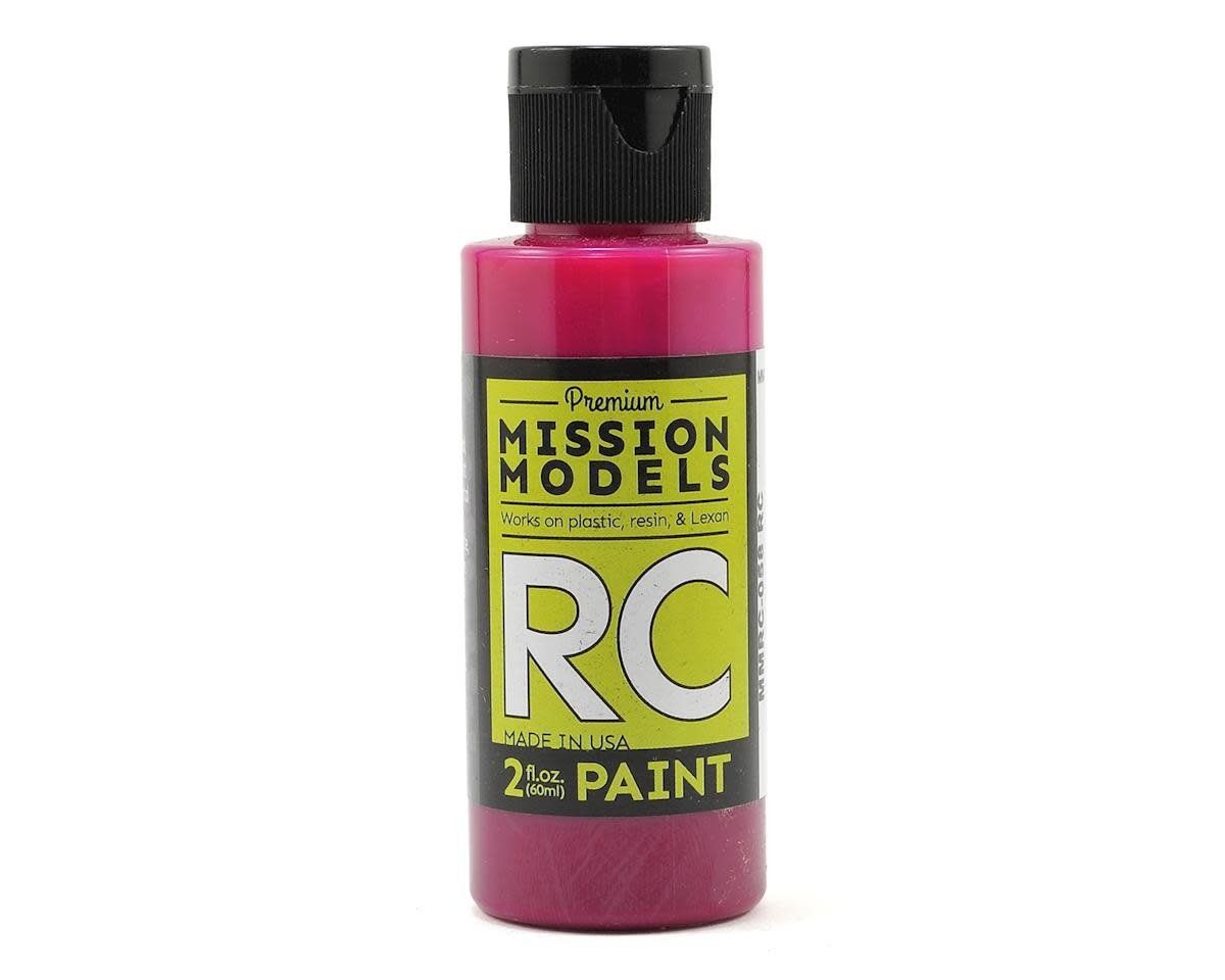 Mission Models Translucent Pink Acrylic Lexan Body Paint (2oz) #MMRC-058