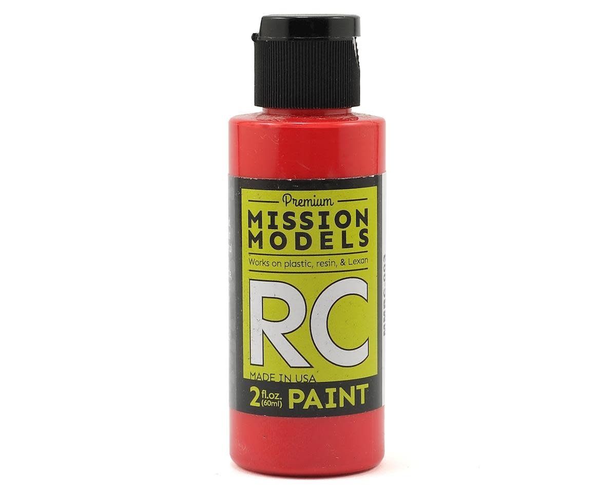 Mission Models Red Acrylic Lexan Body Paint (2oz) #MMRC-003