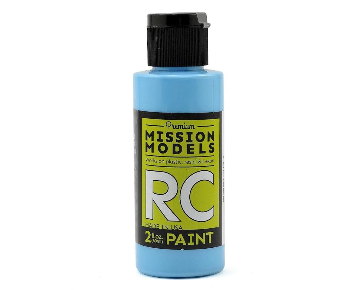 Mission Models Sky Blue Acrylic Lexan Body Paint (2oz) #MMRC-012