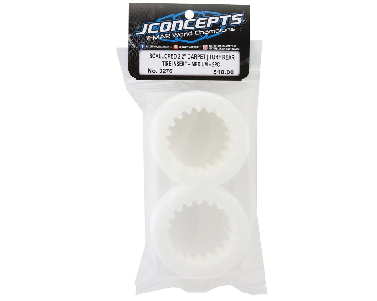 #3276 JConcepts 2.2" Scalloped Rear Insert (2) (Turf/Carpet)