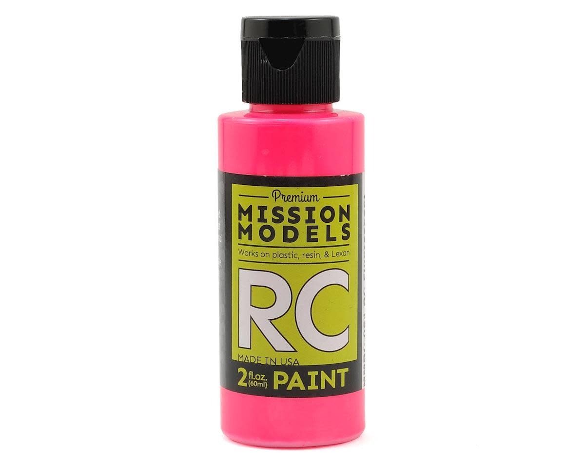 #MMRC-051 Mission Models Fluorescent Racing Pink Acrylic Lexan Body Paint (2oz)