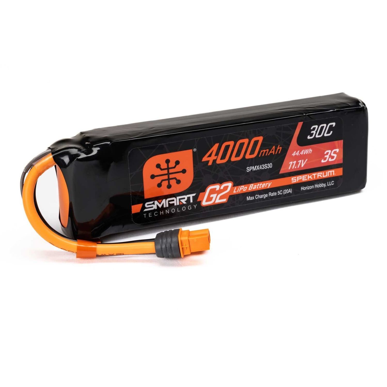 #SPMX43S30 Spektrum RC 3S Smart LiPo Battery Pack w/IC3 Connector (11.1V/4000mAh)