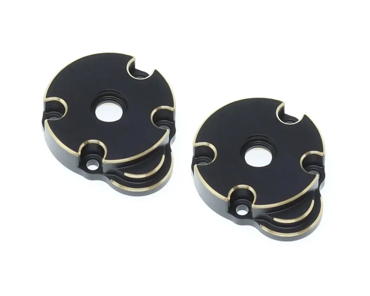 #RER30175 Redcat Ascent-18 Brass Outer Portal Covers (Black) (2)