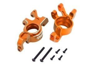 #7836-ORNG Traxxas  STEERING BLOCKS ALUM ORNG